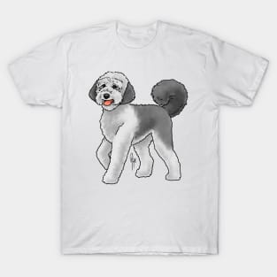 Dog - Labradoodle - Black and White T-Shirt